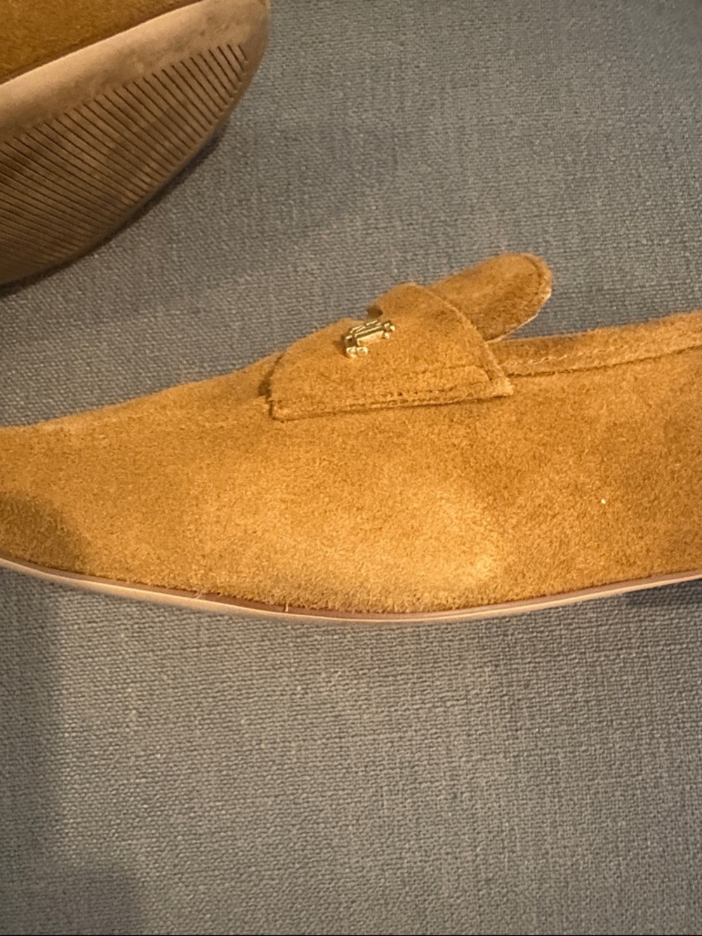 Ralph Lauren Suede Penny Loafers — Cognac Brown - Picture 5 of 8